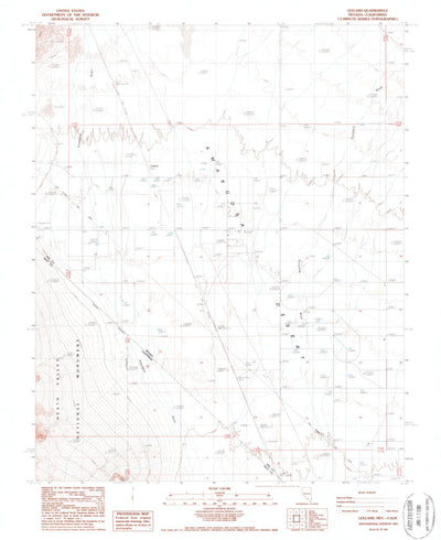 United States Geological Survey Leeland, NV-CA (1987, 24000-Scale) digital map