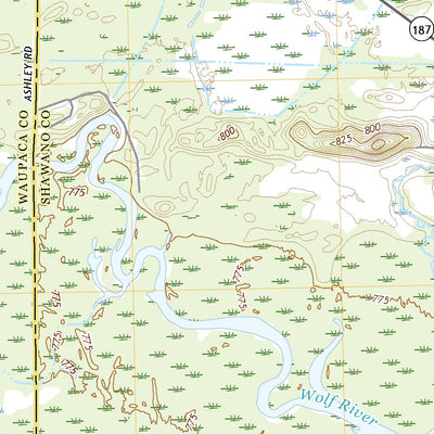 United States Geological Survey Leeman, WI (2022, 24000-Scale) digital map