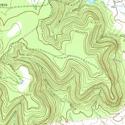 United States Geological Survey Leeper Creek, TX (1965, 24000-Scale) digital map