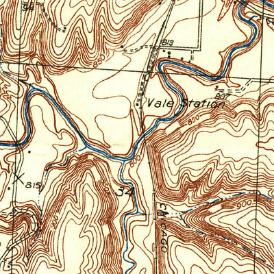 United States Geological Survey Lees Summit, MO (1934, 24000-Scale) digital map