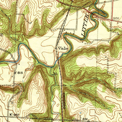United States Geological Survey Lees Summit, MO (1939, 31680-Scale) digital map