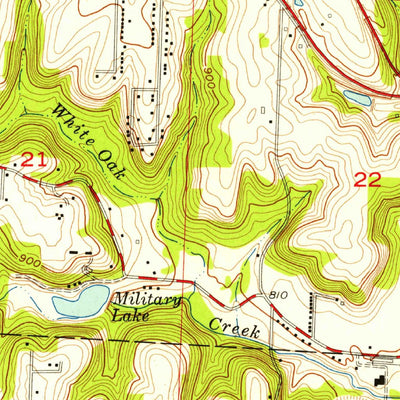 United States Geological Survey Lees Summit, MO (1957, 24000-Scale) digital map