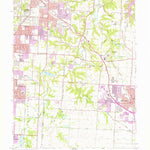 United States Geological Survey Lees Summit, MO (1964, 24000-Scale) digital map