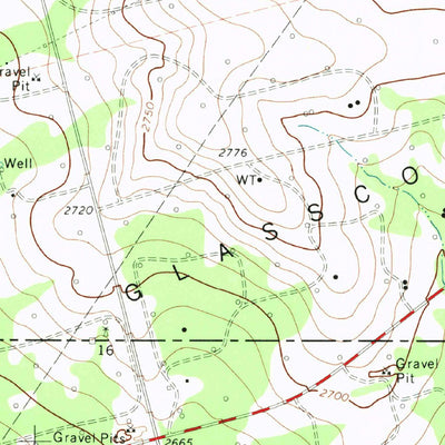 United States Geological Survey Lees, TX (1971, 24000-Scale) digital map