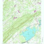 United States Geological Survey Leesburg, AL (1967, 24000-Scale) digital map