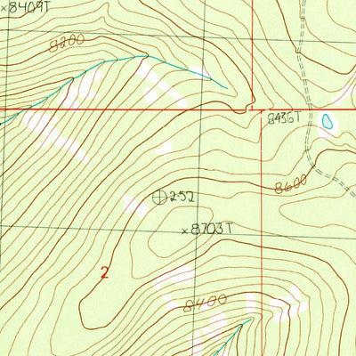 United States Geological Survey Leesburg, ID (1989, 24000-Scale) digital map