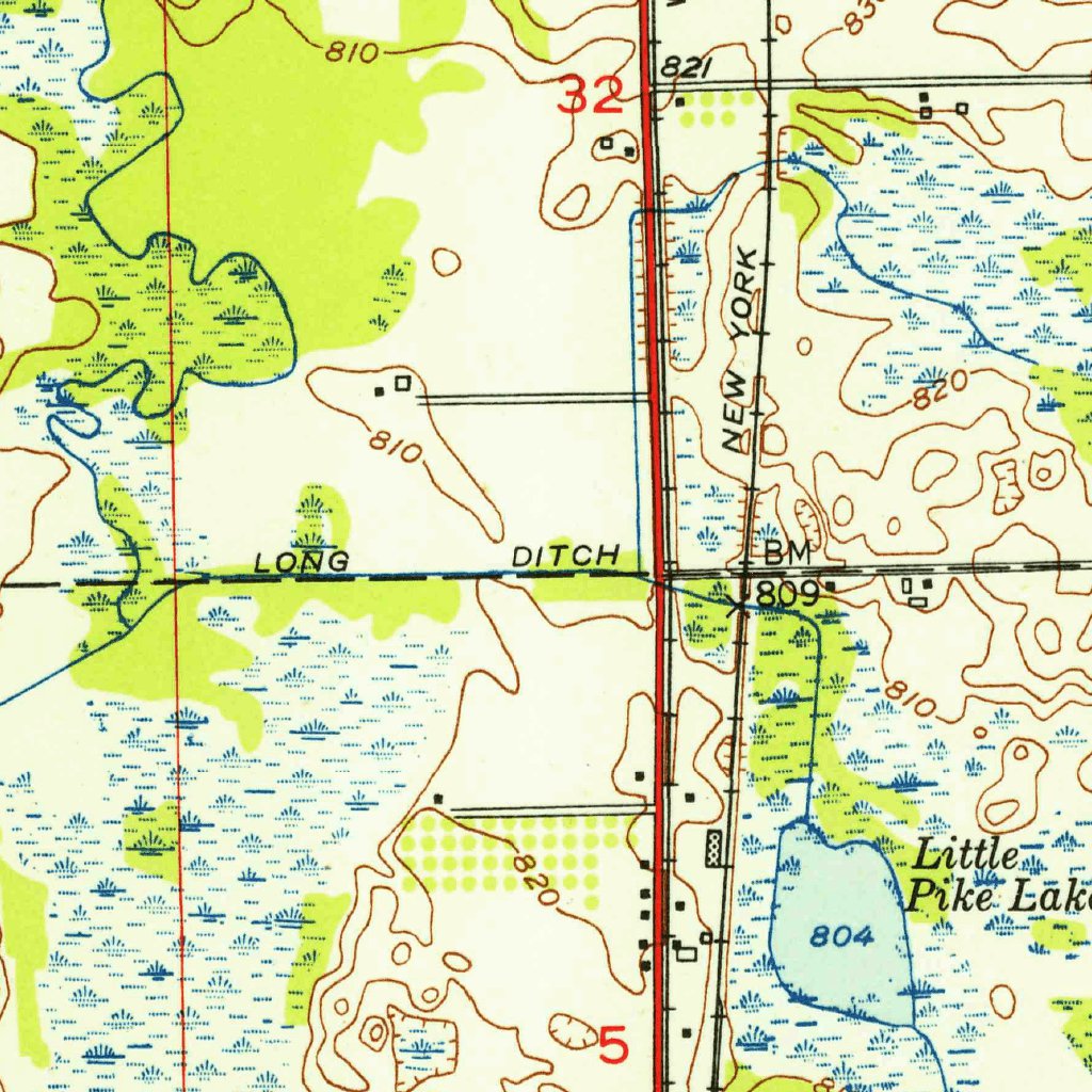 Leesburg, IN (1950, 24000-Scale) Map by United States Geological Survey ...