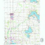 United States Geological Survey Leesburg, IN (1992, 24000-Scale) digital map