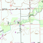 United States Geological Survey Leesburg, IN (1992, 24000-Scale) digital map