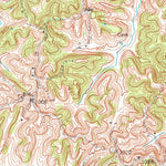 United States Geological Survey Leesburg, KY (1954, 24000-Scale) digital map