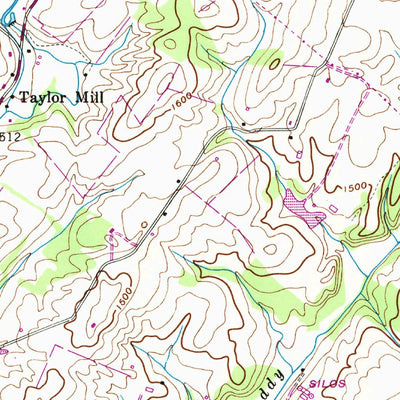 United States Geological Survey Leesburg, TN (1939, 24000-Scale) digital map