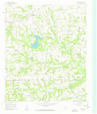 United States Geological Survey Leesburg, TX (1960, 24000-Scale) digital map