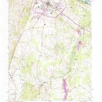 United States Geological Survey Leesburg, VA-MD (1968, 24000-Scale) digital map