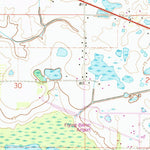 United States Geological Survey Leesburg West, FL (1966, 24000-Scale) digital map