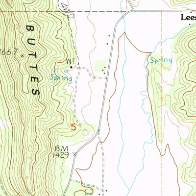 United States Geological Survey Leesville, CA (1989, 24000-Scale) digital map