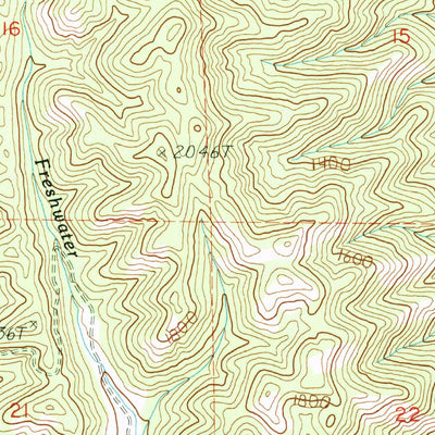 United States Geological Survey Leesville, CA (1989, 24000-Scale) digital map