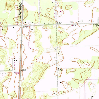 United States Geological Survey Leesville, IL-IN (1963, 24000-Scale) digital map