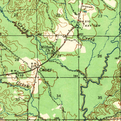 United States Geological Survey Leesville, LA (1943, 62500-Scale) digital map