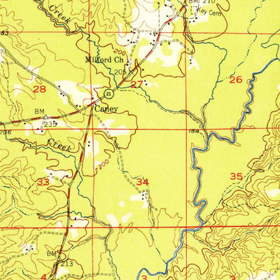 United States Geological Survey Leesville, LA (1948, 62500-Scale) digital map