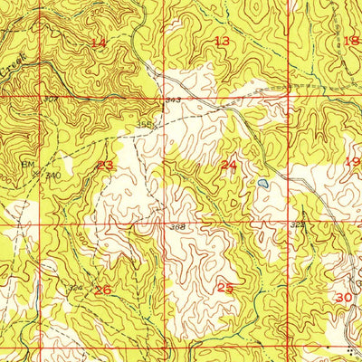 United States Geological Survey Leesville, LA (1948, 62500-Scale) digital map