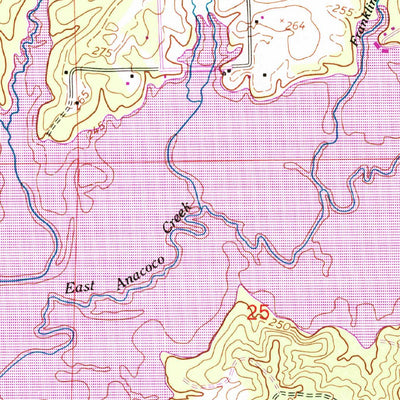 United States Geological Survey Leesville, LA (1954, 24000-Scale) digital map