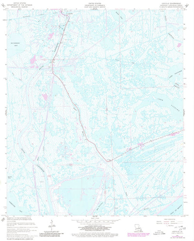 United States Geological Survey Leesville, LA (1957, 24000-Scale) digital map