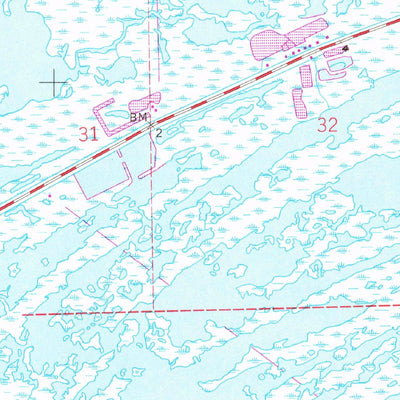 United States Geological Survey Leesville, LA (1957, 24000-Scale) digital map