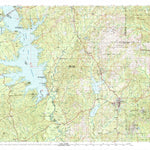 United States Geological Survey Leesville, LA-TX (1986, 100000-Scale) digital map