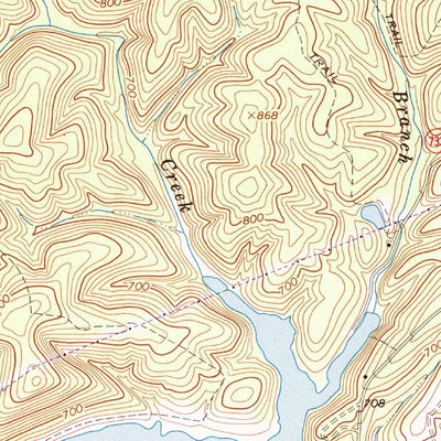 United States Geological Survey Leesville, VA (1966, 24000-Scale) digital map