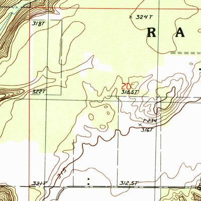 United States Geological Survey Leetsville, MI (1985, 24000-Scale) digital map