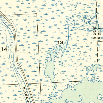 United States Geological Survey Leeville, LA (1945, 31680-Scale) digital map