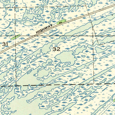 United States Geological Survey Leeville, LA (1945, 31680-Scale) digital map