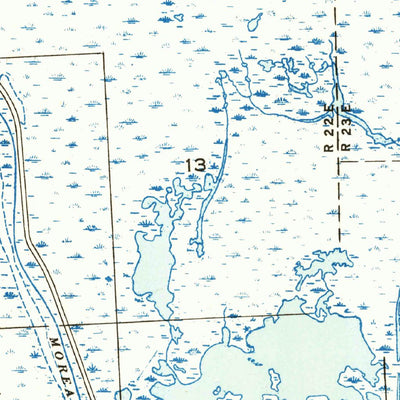 United States Geological Survey Leeville, LA (1956, 31680-Scale) digital map