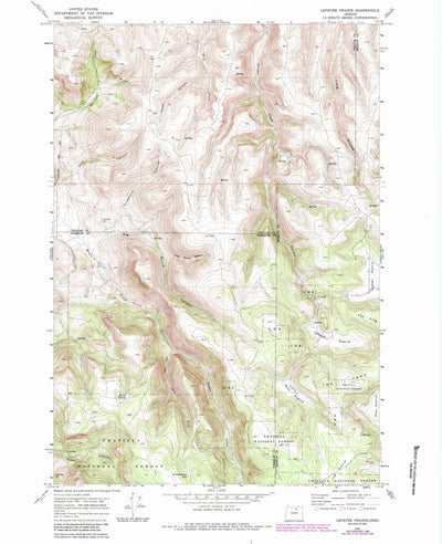 United States Geological Survey Lefevre Prairie, OR (1969, 24000-Scale) digital map