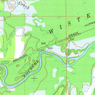 United States Geological Survey Leflore, OK (1965, 24000-Scale) digital map