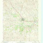 United States Geological Survey Lefors, TX (1967, 24000-Scale) digital map