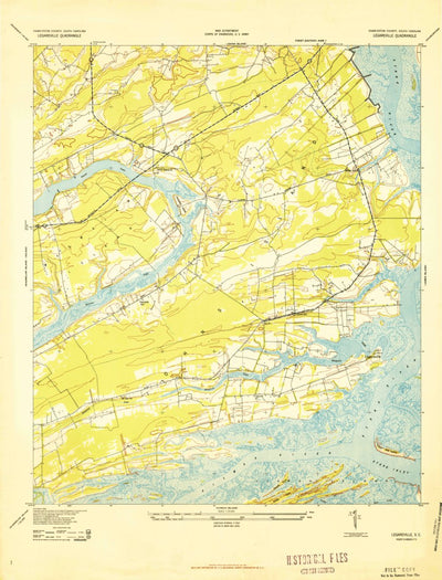 United States Geological Survey Legareville, SC (1943, 24000-Scale) digital map