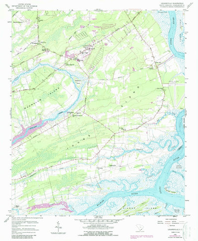 United States Geological Survey Legareville, SC (1959, 24000-Scale) digital map