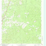 United States Geological Survey Leggett, TX (1984, 24000-Scale) digital map