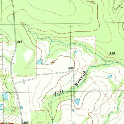 United States Geological Survey Leggett, TX (1984, 24000-Scale) digital map
