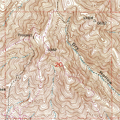 United States Geological Survey Lehi, UT (1951, 24000-Scale) digital map