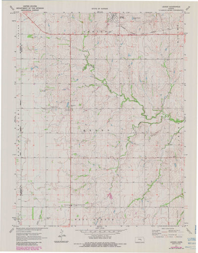 United States Geological Survey Lehigh, KS (1971, 24000-Scale) digital map