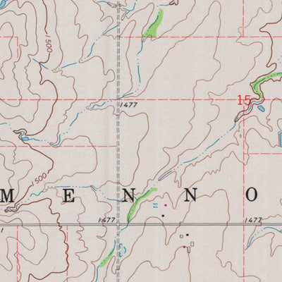 United States Geological Survey Lehigh, KS (1971, 24000-Scale) digital map