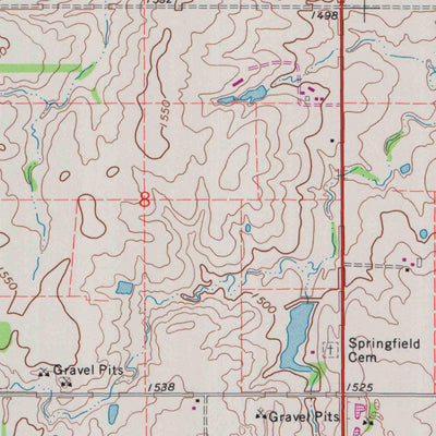 United States Geological Survey Lehigh, KS (1971, 24000-Scale) digital map