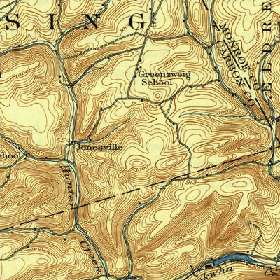 United States Geological Survey Lehighton, PA (1924, 62500-Scale) digital map