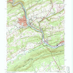 United States Geological Survey Lehighton, PA (1992, 24000-Scale) digital map
