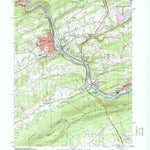 United States Geological Survey Lehighton, PA (1997, 24000-Scale) digital map
