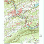 United States Geological Survey Lehighton, PA (1999, 24000-Scale) digital map