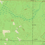 United States Geological Survey Lehman Lake, WI (1972, 24000-Scale) digital map