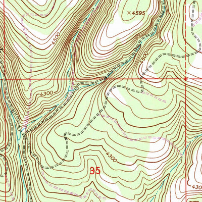 United States Geological Survey Lehman Springs, OR (1967, 24000-Scale) digital map